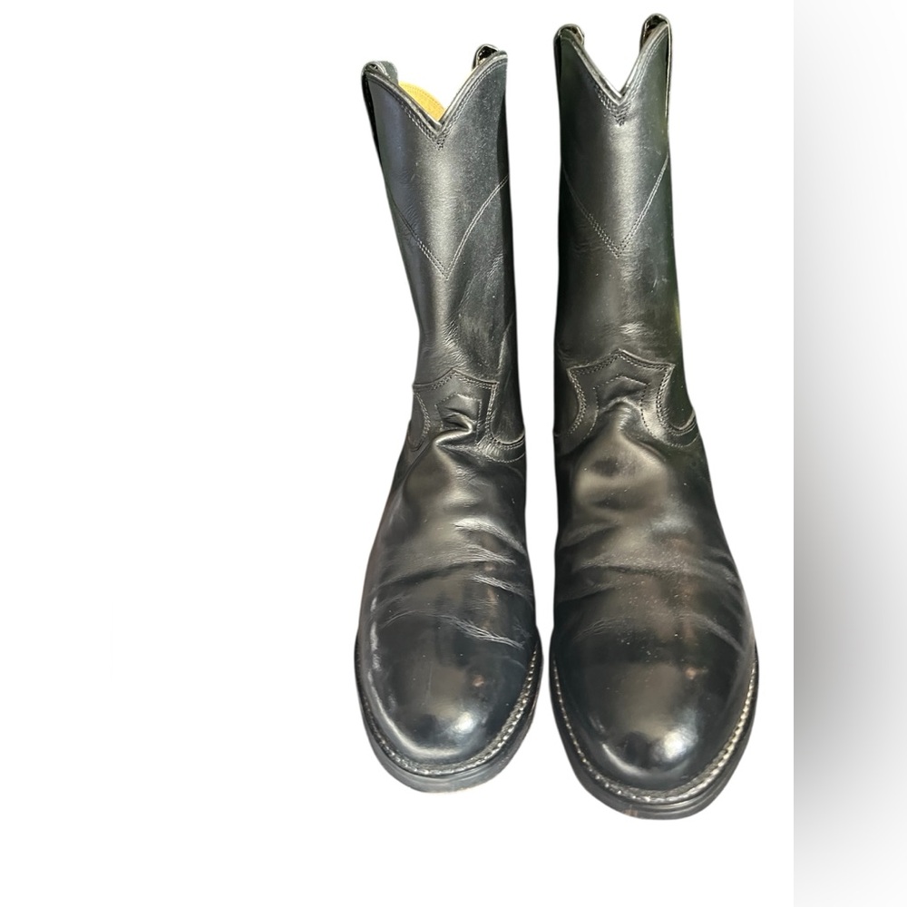 JUSTIN JACKSON BLACK ROPER BOOT - BOOT MENS WESTERN - 3133 SZ 11E